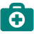 First-aid icon representing specialist second-opinion consults